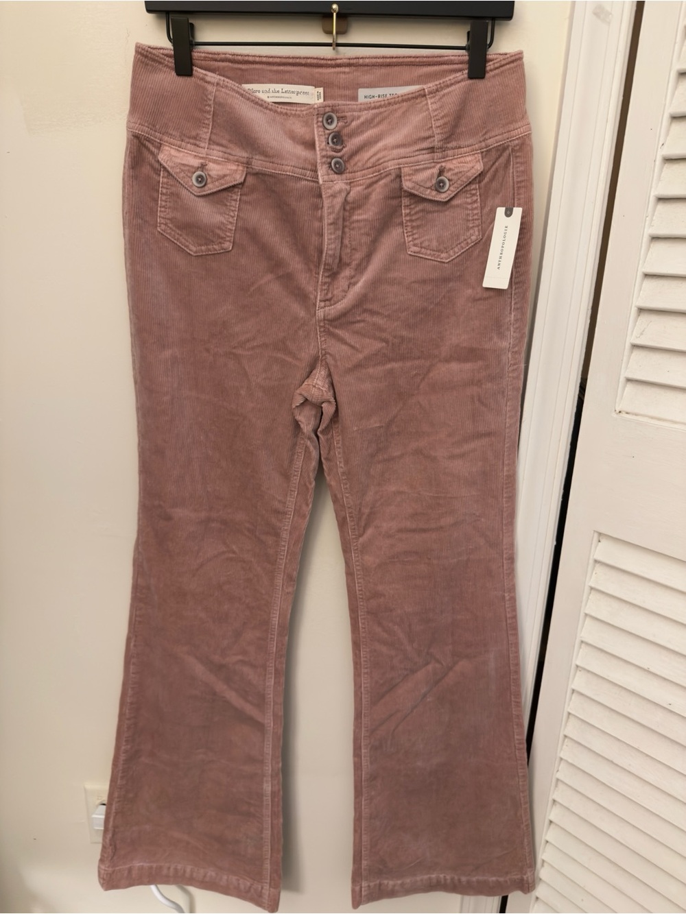 NWT Anthropologie Pilcro High-Rise Bootcut Corduroy Pants | Size 30